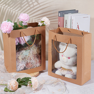 Kraft Paper Gift Bags ABAG-WH0044-36A-1