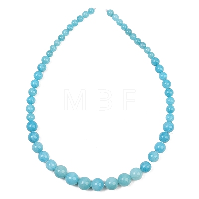 Natural Mashan Jade Graduated Beads Strands GG-CBA2AE1-A08-L-1