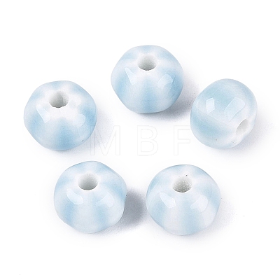 Vintage Handmade Porcelain Beads PORC-Q006-07Q-1