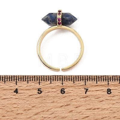 Natural Sodalite Cuff Rings GG-CBA0B5A-03G-07-1