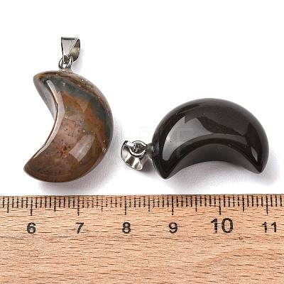Natural Picasso Jasper/Polychrome Jasper Pendants G-F820-02H-01-1