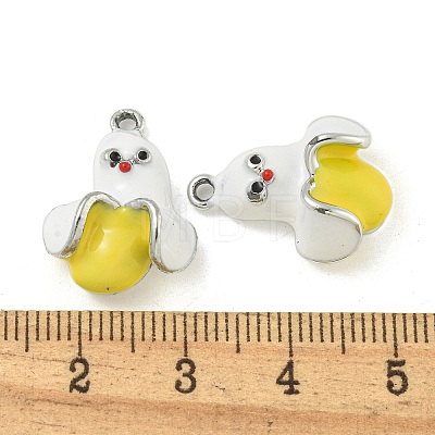 UV Plating Alloy Enamel Pendants FIND-M033-29P-01-1