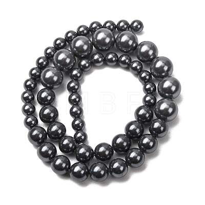 Electroplated Shell Pearl Graduated Beads Strands SH-CBA8E5B-03-1