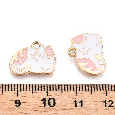 Alloy Enamel Pendants ENAM-T009-45D-RS-1