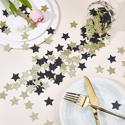 200Pcs Star Paper Confetti DIY-CN0003-85A-1