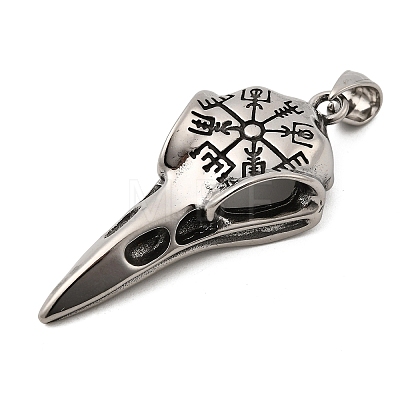 Viking 316 Surgical Stainless Steel Pendants STAS-E212-17AS-01-1