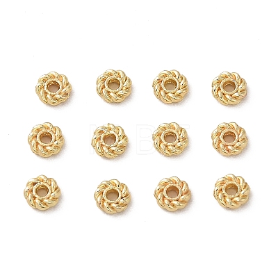 Rack Plating Zinc Alloy Spacer Beads PALLOY-F305-04G-1