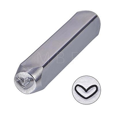 Iron Metal Stamps AJEW-BC0005-19G-1