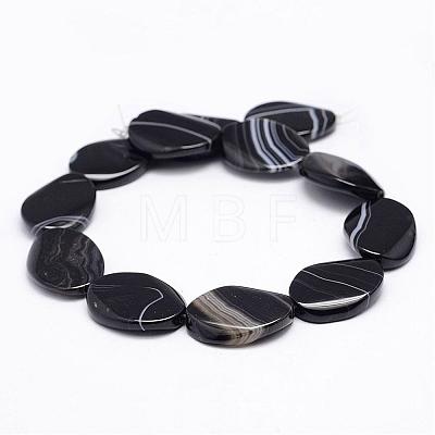 Natural Agate Bead Strands G-P192-16-1
