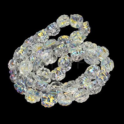 Mixed Styles Electroplate Glass Bead Strands EGLA-H110-01-1
