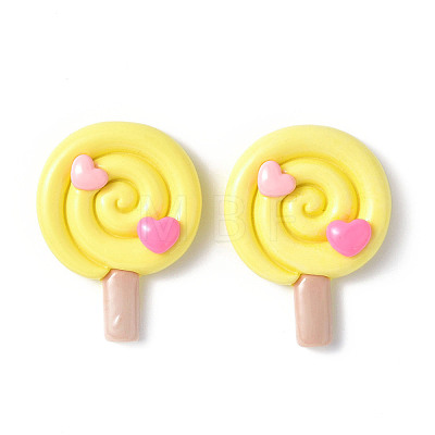Opaque Resin Cabochons X-CRES-P023-03-1