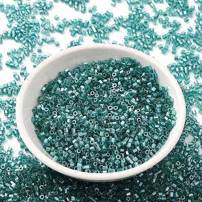 Transparent Colours Luster Glass Seed Beads SEED-S042-20B-07-1