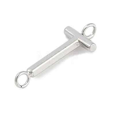 304 Stainless Steel Letter Connector Charms STAS-M108-01P-20-1