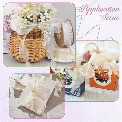 1Bag Organza Ribbon ORIB-CY0001-04B-1