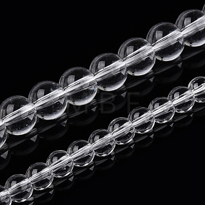Transparent Glass Beads Strands GLAA-T032-T4mm-13-1