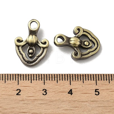 Tibetan Style Rack Plating Brass Pendants KK-Q805-44AB-1