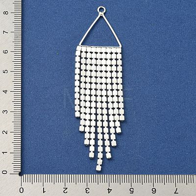 Brass Rhinestone Pendants KK-I715-01S-02-1