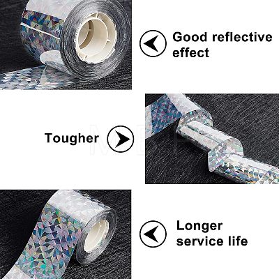 SUPERFINDINGS Self-Adhesive Bird Repellent Scare Tape TOOL-FH0001-12-1