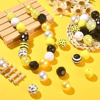 Opaque Acrylic Beads Set MACR-CJC0001-13A-02-1