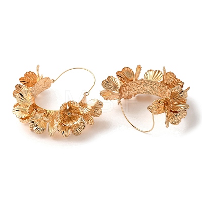 Alloy Hoop Earrings for Women EJEW-G404-02G-1