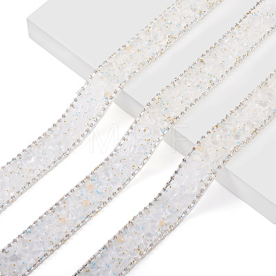 Beadthoven 2 Yards Hotfix Rhinestone Tape DIY-BT0001-33-1