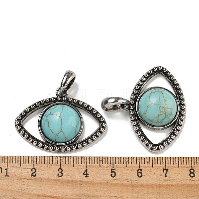 Synthetic Turquoise Pendants G-G147-07AS-04-1