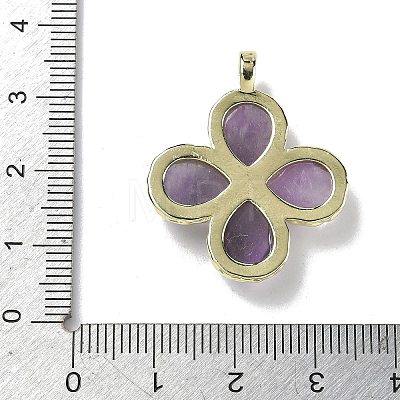 Natural Amethyst Faceted Pendants G-A308-01G-12-1