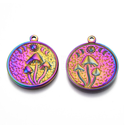 201 Stainless Steel Pendants STAS-N098-143M-1