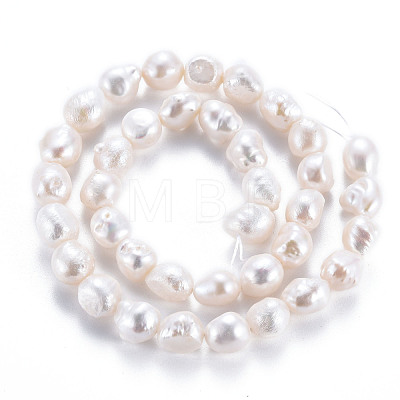 Natural Keshi Pearl Beads Strands PEAR-S020-C02-1