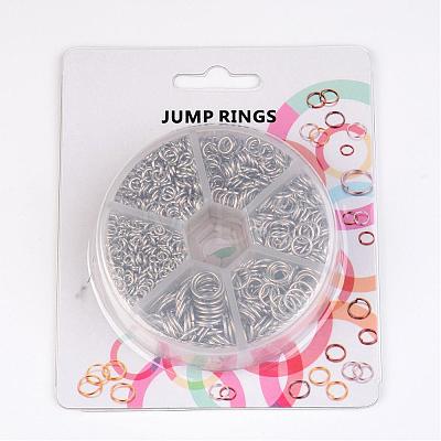 1 Box Open Jump Rings Brass Jump Rings KK-JP0008-P-NF-1