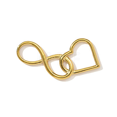 304 Stainless Steel Connector Charms STAS-OY004-07G-1