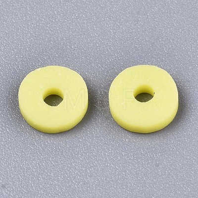 Handmade Polymer Clay Beads X-CLAY-Q251-4.0mm-35-1