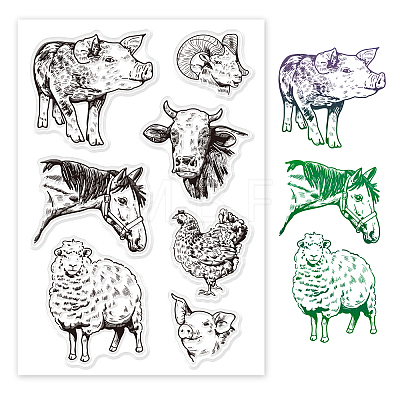 PVC Plastic Stamps DIY-WH0167-56-358-1