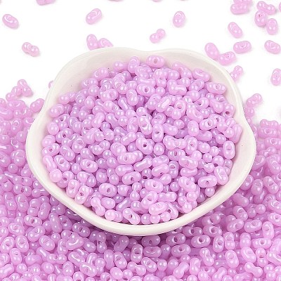 Baking Paint Glass Seed Beads SEED-L011-09A-10-1