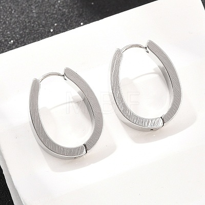 201 Stainless Steel Hoop Earrings EJEW-T056-03P-04-1