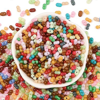 Baking Paint Glass Seed Beads SEED-L011-09A-01-1