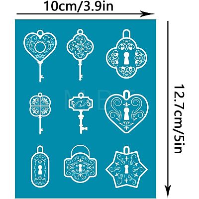 Silk Screen Printing Stencil DIY-WH0341-248-1