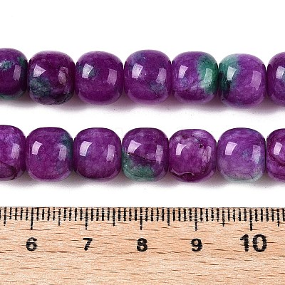 Dyed Natural White Jade Beads Strands G-T138-D02-1