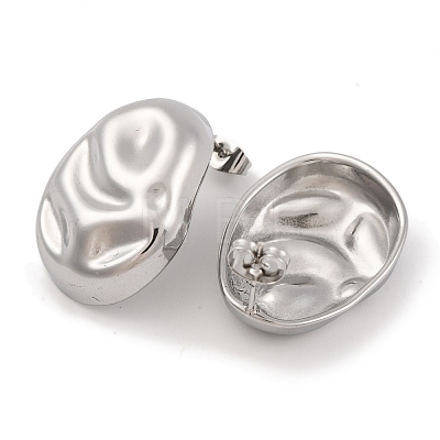 Non-Tarnish 304 Stainless Steel Stud Earrings EJEW-H013-36P-1