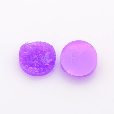 Druzy Resin Cabochons CRES-S040-12mm-10-1