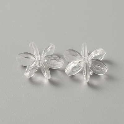 Transparent Acrylic Beads OACR-WH0037-05A-1