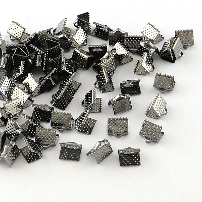 Iron Ribbon Crimp Ends X-IFIN-ZX025-B-1