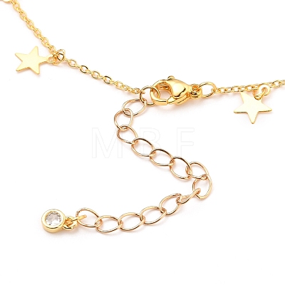Brass Pendant Necklaces NJEW-JN03103-01-1