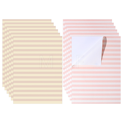 4Bags 2 Colors PVC Self-Adhesive Wallpaper for Dollhouse DIY-PH0036-71-1