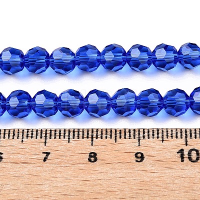 Transparent Glass Beads LS-EGLA-A035-T6mm-D21-1