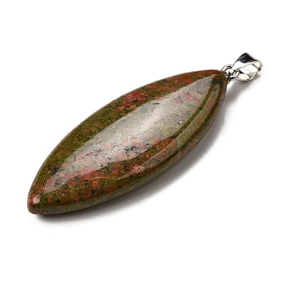 Natural Unakite Big Pendants G-F820-06H-1