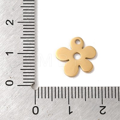 201 Stainless Steel Charms STAS-E211-13G-1