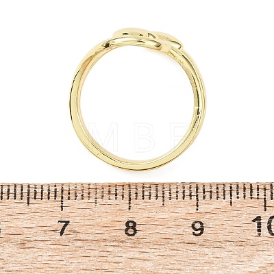 Brass Cuff Open Rings RJEW-D342-01G-1