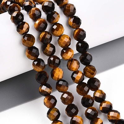 Natural Tiger Eye Beads Strands G-S345-6mm-22-1