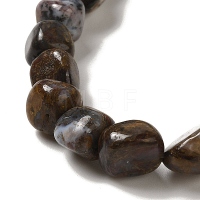 Natural Golden Silk Jade Beads Strands G-B078-D24-01-1